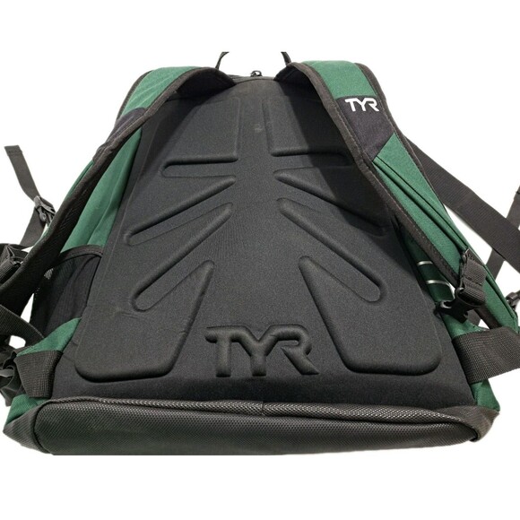TYR Alliance 45L Swim Bag Backpack Large Green Black - Picture 8 of 10